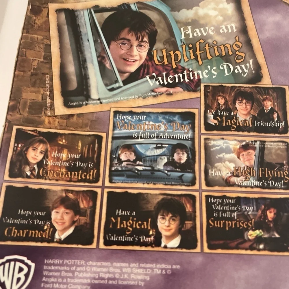 Harry Potter Chamber of Secrets Valentine collectors set : 3 separate pieces